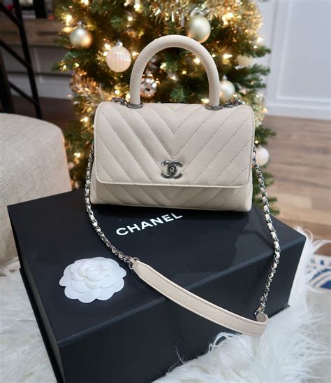 chanel bag with top handle